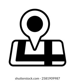 Grab this amazing icon of shopping location in modern style