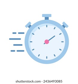 Grab this amazing icon of stopwatch in trendy design style
