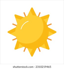 Grab this amazing icon of sunshine, an editable of sunrise in trendy style