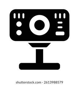 Grab this amazing icon of webcam in modern style