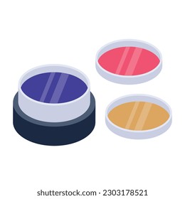 Grab this amazing isometric style icon of colors 