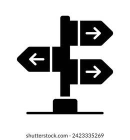 Agarra este increíble vector de señalización en un estilo moderno, tablero de dirección o icono de tablero de información
