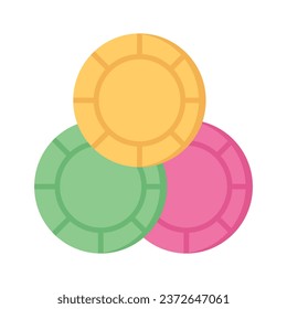 Grab this beautiful cryptocurrency token vector design isolated on white background