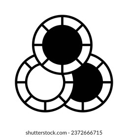 Grab this beautiful cryptocurrency token vector design isolated on white background