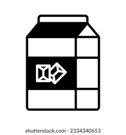 Grab this beautiful designed chocolate milk vector in trendy style, customizable icon