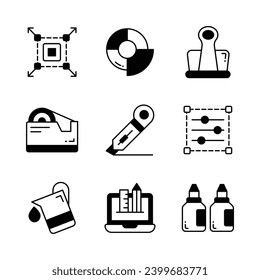 Grab this beautifully designed art and design icons set, ready for premium use