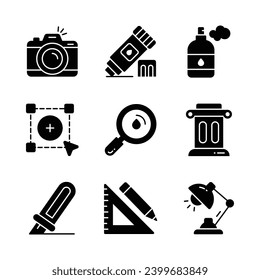 Grab this beautifully designed art and design icons set, ready for premium use