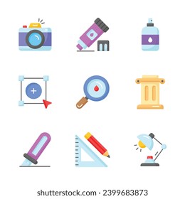 Grab this beautifully designed art and design icons set, ready for premium use