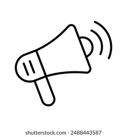 Agarra este ícono de megáfono bellamente diseñado en estilo editable, un Vector personalizable de altavoz
