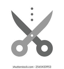Grab this beautifully designed scissors icon in trendy style
