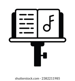 Grab diese sorgfältig gestaltete Ikone der Musik im modernen Stil