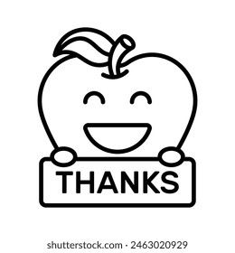 Grab this carefully crafted icon of thanks emoji, ready for premium use