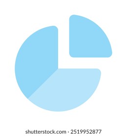 Grab this carefully crafted icon of pie chart, business analysis vector