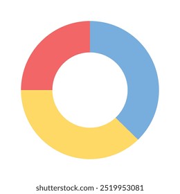 Grab this carefully crafted icon of pie chart, business analysis vector