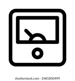 Grab this carefully crafted speedometer icon in modern style, speed indicator sign