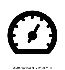 Grab this carefully crafted speedometer icon in modern style, speed indicator sign