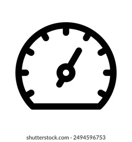 Grab this carefully crafted speedometer icon in modern style, speed indicator sign