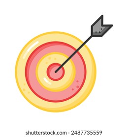 Schnappen Sie sich diese sorgfältig gestaltete Vektorgrafik von Unternehmenszielen im trendigen Stil, im finanziellen Fokus, im Symboldesign