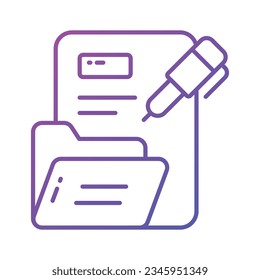 Nutzen Sie diesen sorgfältig konzipierten, benutzerfreundlichen Business-Document-Concept-Vektor