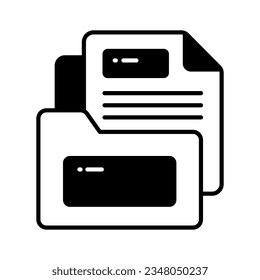 Grab this carefully designed business document concept vector, ready to use
