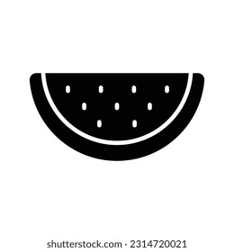 Grab diese sorgfältig entworfene Ikone der Wassermelone im trendigen Stil, bereit, Vektorgrafik