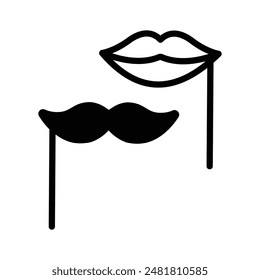 Grab this carefully designed lip mask icon up for premium use