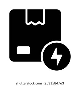 Agarra este icono creativo de entrega rápida en estilo moderno