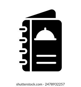 Agarra este icono creativo de la tarjeta de menú en estilo editable