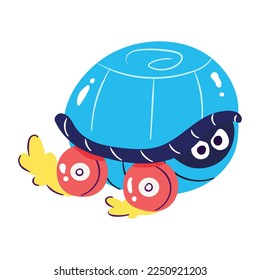 Grab this cute sticker of turtle 