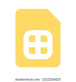 Grab this editable design of sim card, network data card vector