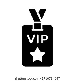 Agarra este icono lleno de pase de evento vip