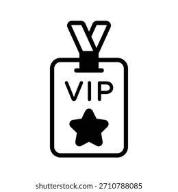 Agarra este icono lleno de pase de evento vip