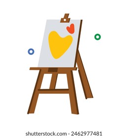 Grab this flat sticker of love painting 