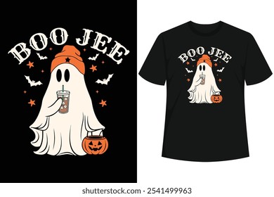 Grab this Ghost Drinking Coffee Tee as an easy, lazy, last minute costume idea for Halloween 2024 or as a Birthday Party gift for halloween lovers! Collect candy and sweets wearing this spooky.