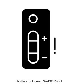 Grab this glyph style icon for pregnancy test device