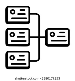 Nimm diese handgezeichnete Ikone des Flussdiagramms. 
