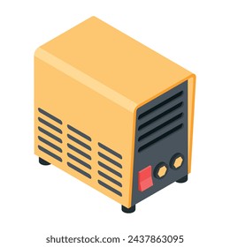 Grab this isometric icon of welding inverter
