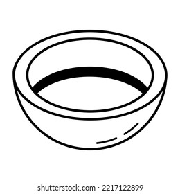 Grab this line isometric icon of Drink