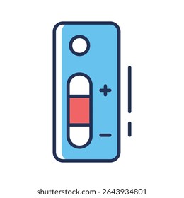 Grab this linear style icon for pregnancy test device