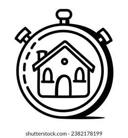 Agarra este ícono de doodle premium en tiempo de propiedad 