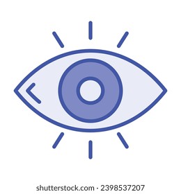 Grab this premium icon of monitoring in trendy style