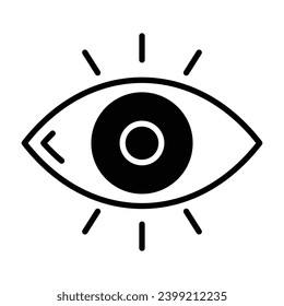 Grab this premium icon of monitoring in trendy style