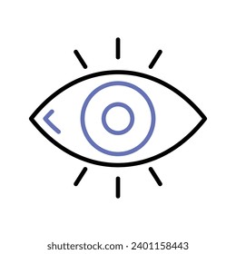 Grab this premium icon of monitoring in trendy style