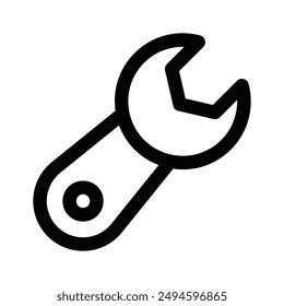 Agarre este icono premium de llave inglesa, herramienta de reparación