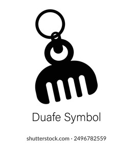 Grab this solid icon of duafe symbol 