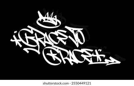 GRACE TO GRACE Graffiti-Tag-Design