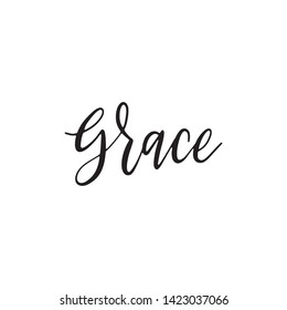 Grace Name Graphic Images, Stock Photos & Vectors | Shutterstock