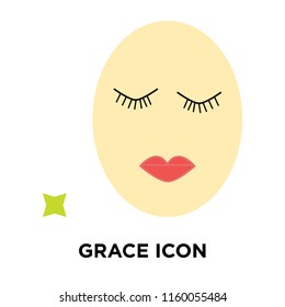 Grace icon vector isolated on white background, Grace transparent sign