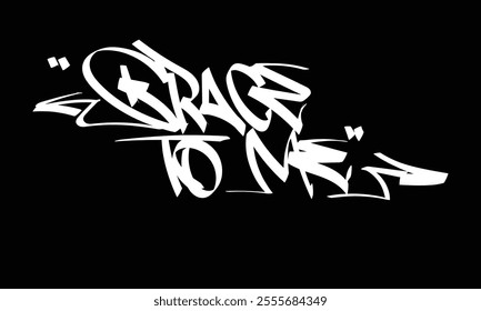 GRACE TO ME graffiti tag style design