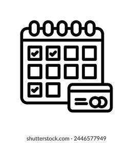 Grace Period icon in vector. Logotype
